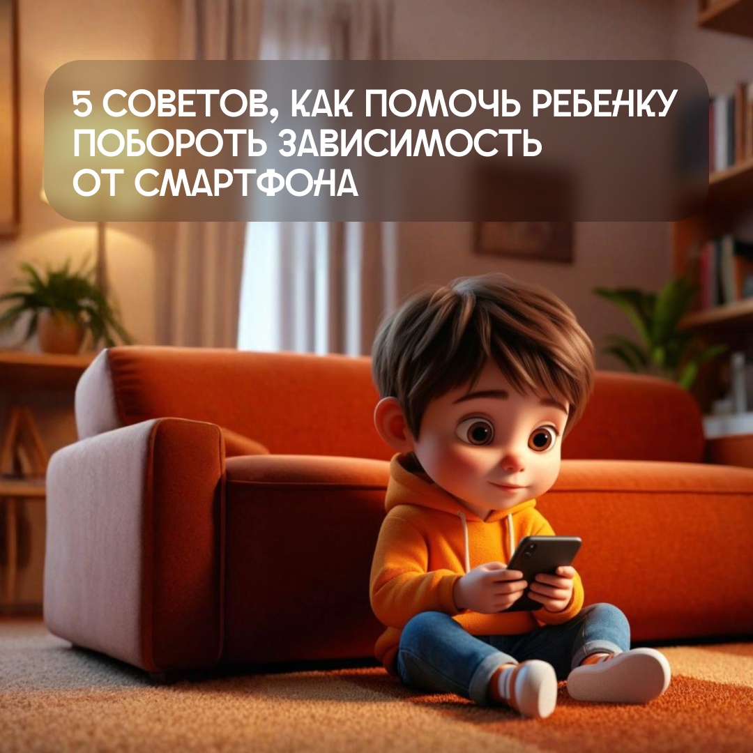 Пять соевтов, как помочь ребенку побороть зависимость от смартфона.